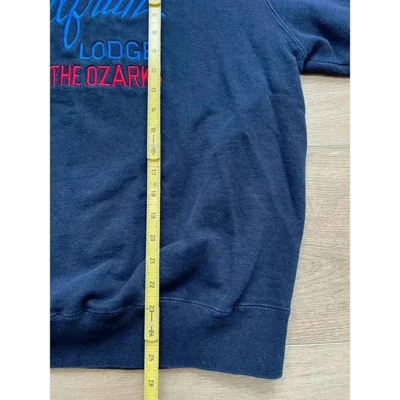 Vintage Kalfran Lodge Lake of the Ozarks Embroidered Crewneck Made in USA XXL - Picture 8 of 11